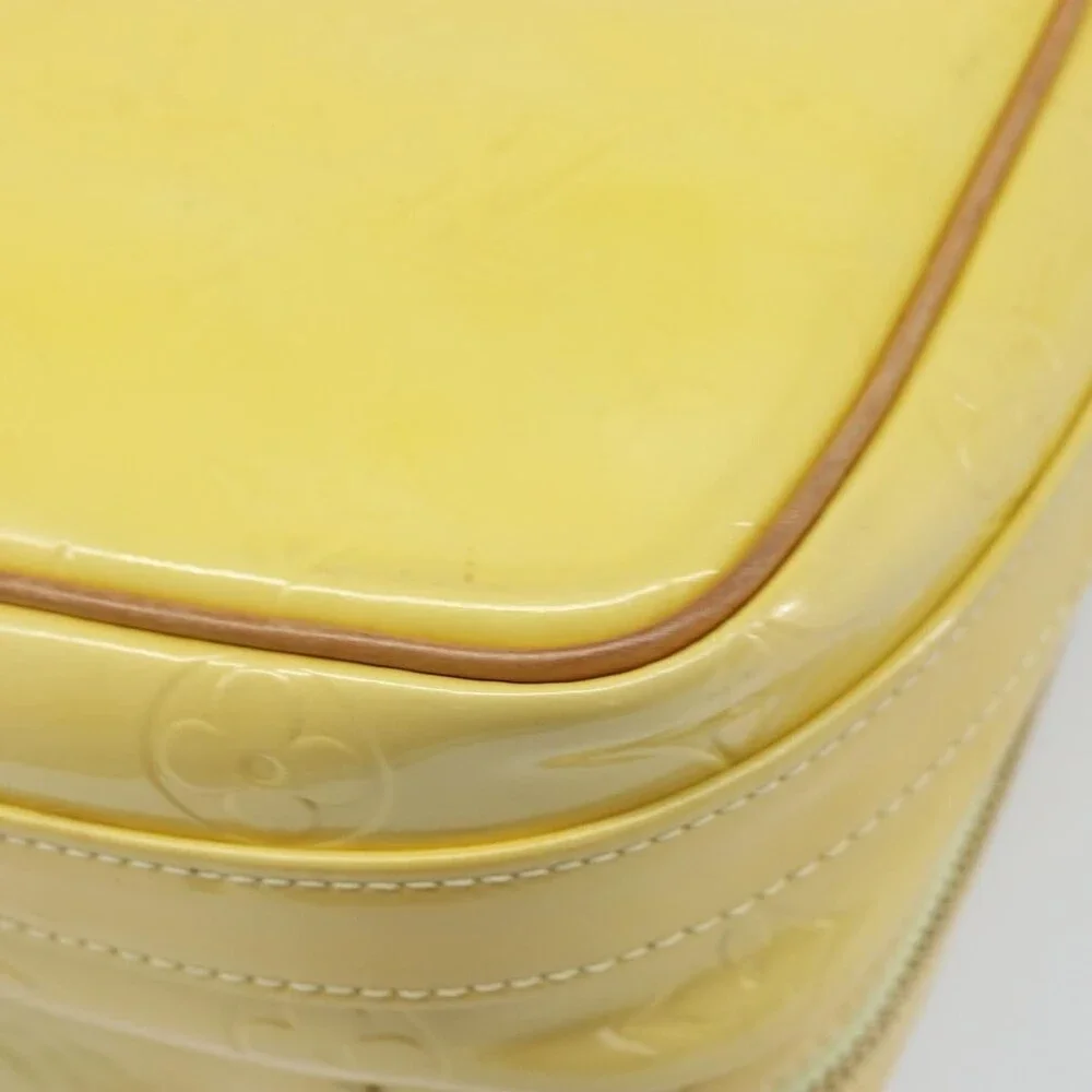 Louis Vuitton Monogram Vernis Wooster Bag Lime Yellow